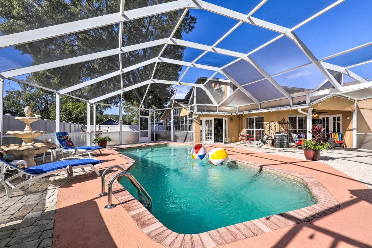 Cozy Home In Heart Of Tampa With Lanai And Pool! Εξωτερικό φωτογραφία
